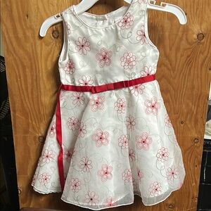 Youngland Cream A-Line Sundress Sleeveless